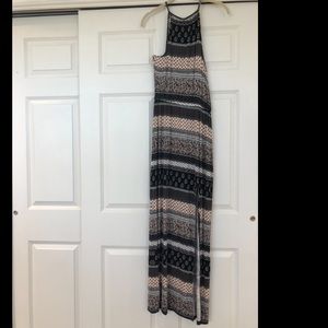 Soft & Sexy: Racerback Halter Full Length Dress